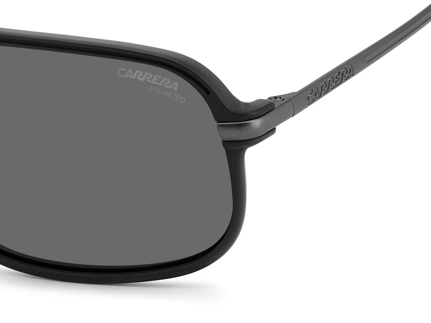 Occhiali da sole Carrera C Sport 10/S 208377 RZZ M9 colore matte black dark ruthenium forma rettangolare lenti grey polarized