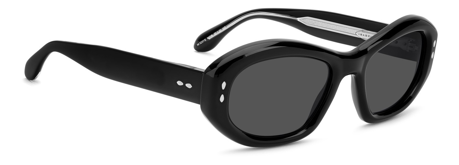Sunglasses Isabel Marant Im 0237/S 208379 807 IR color black shape cat eye lenses grey