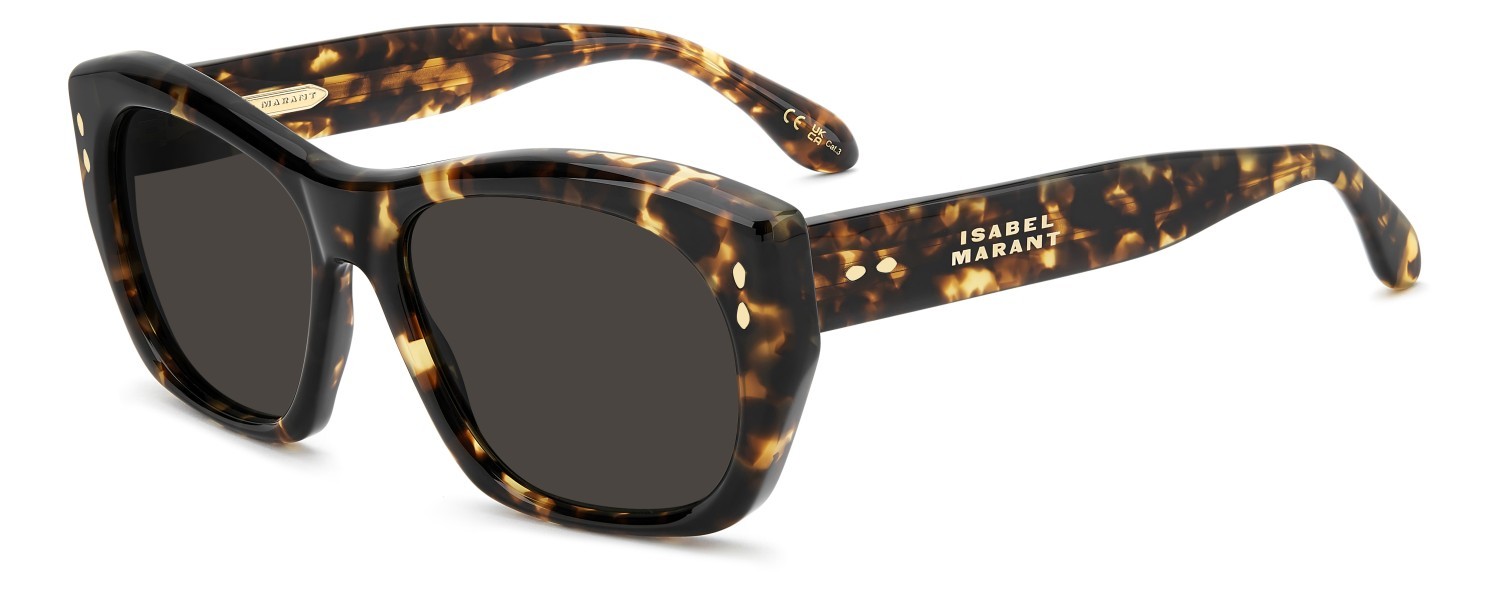Sunglasses Isabel Marant Im 0238/S 208380 086 IR color havana shape rectangle lenses grey