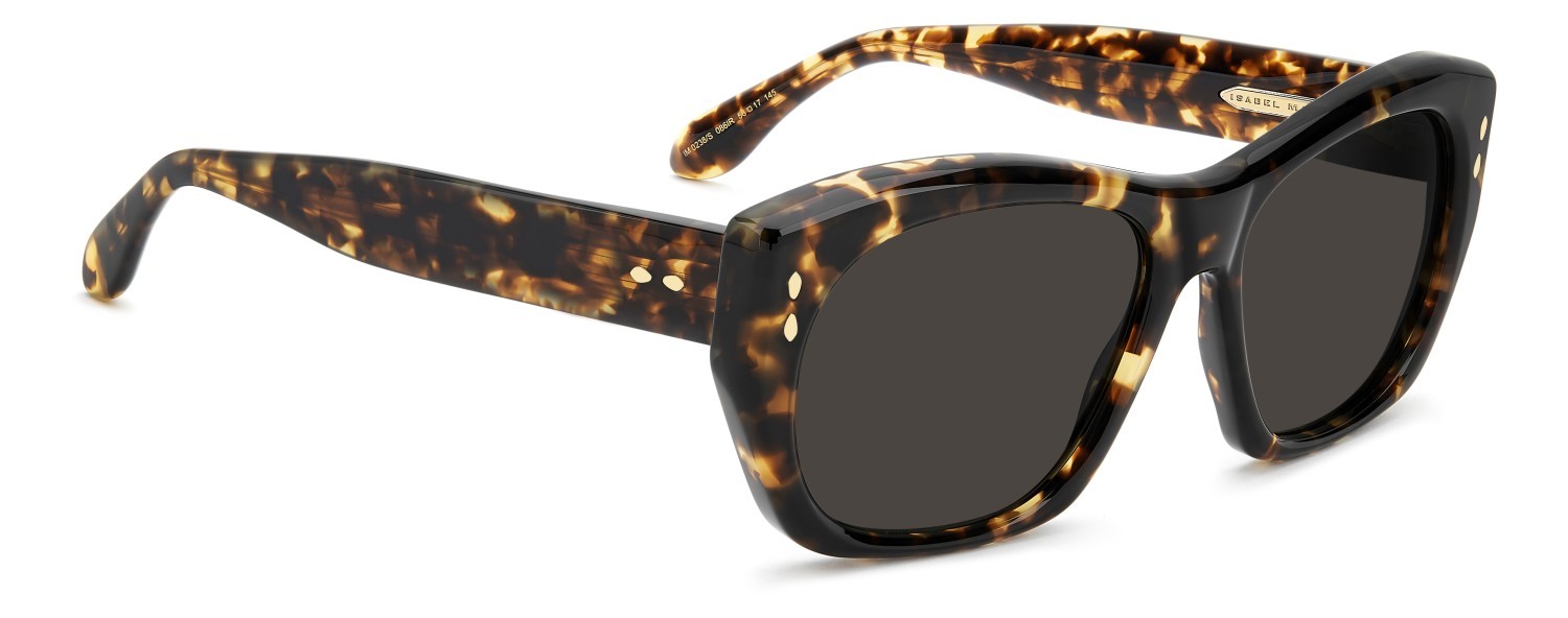 Sunglasses Isabel Marant Im 0238/S 208380 086 IR color havana shape rectangle lenses grey