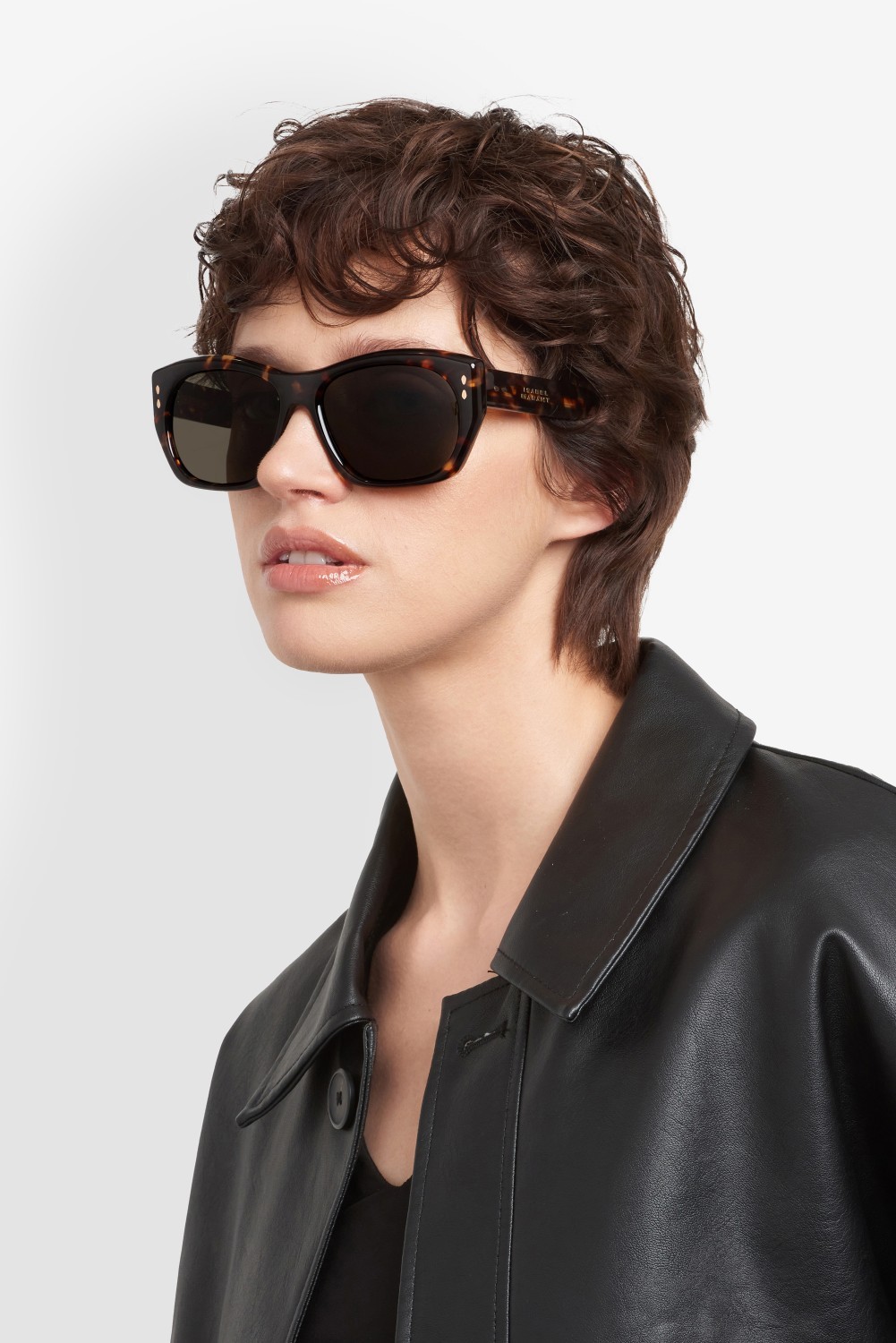 Sunglasses Isabel Marant Im 0238/S 208380 086 IR color havana shape rectangle lenses grey