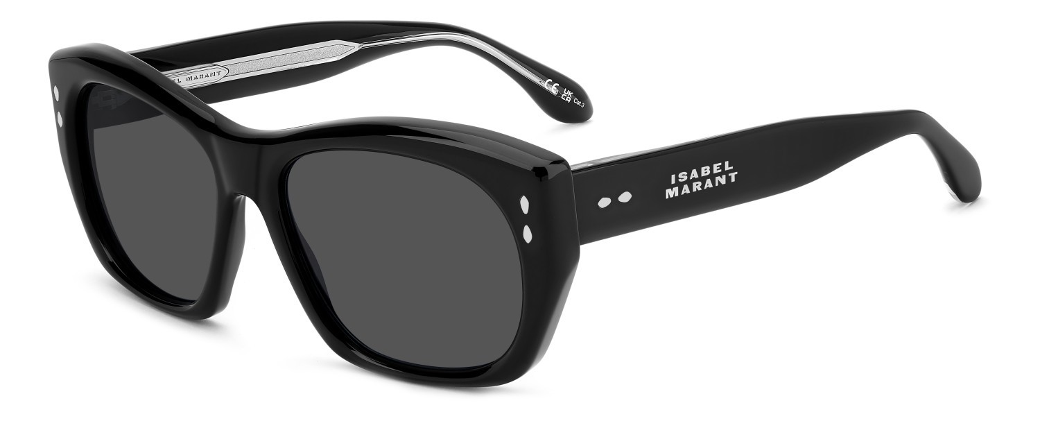 Sunglasses Isabel Marant Im 0238/S 208380 807 IR color black shape rectangle lenses grey