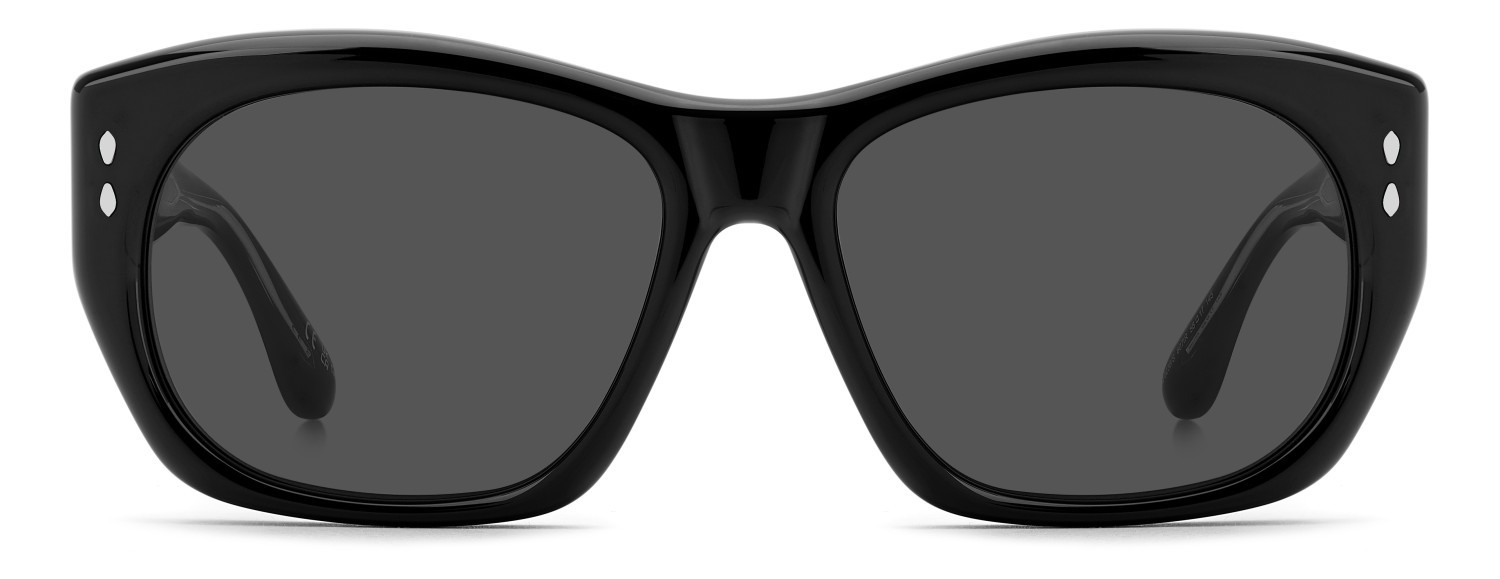 Sunglasses Isabel Marant Im 0238/S 208380 807 IR color black shape rectangle lenses grey