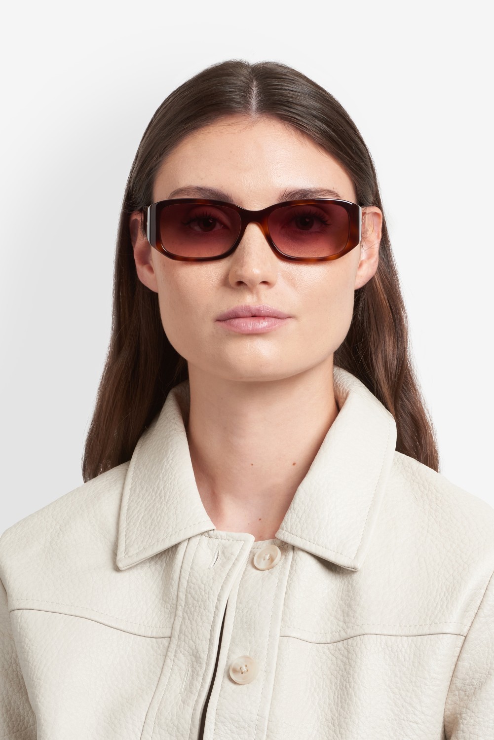 Sunglasses Isabel Marant Im 0240/S 208382 086 M2 color havana shape rectangle lenses brown pink shaded