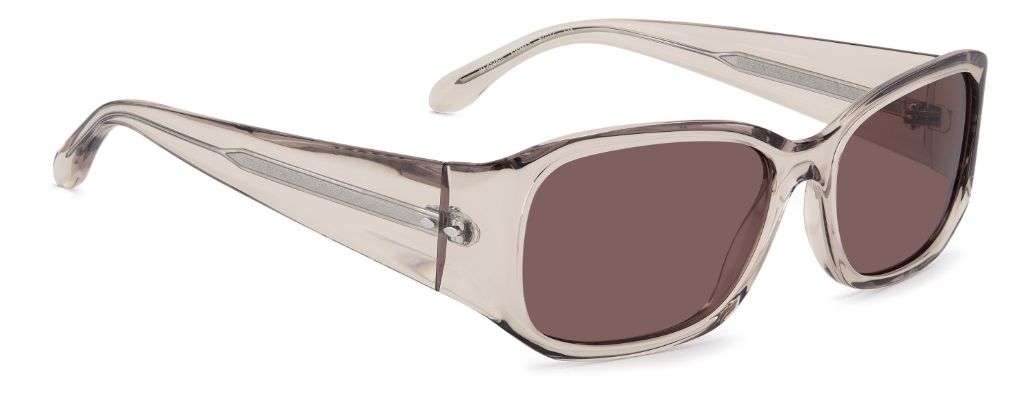Sunglasses Isabel Marant Im 0240/S 208382 FWM 4S color nude shape rectangle lenses burgundy