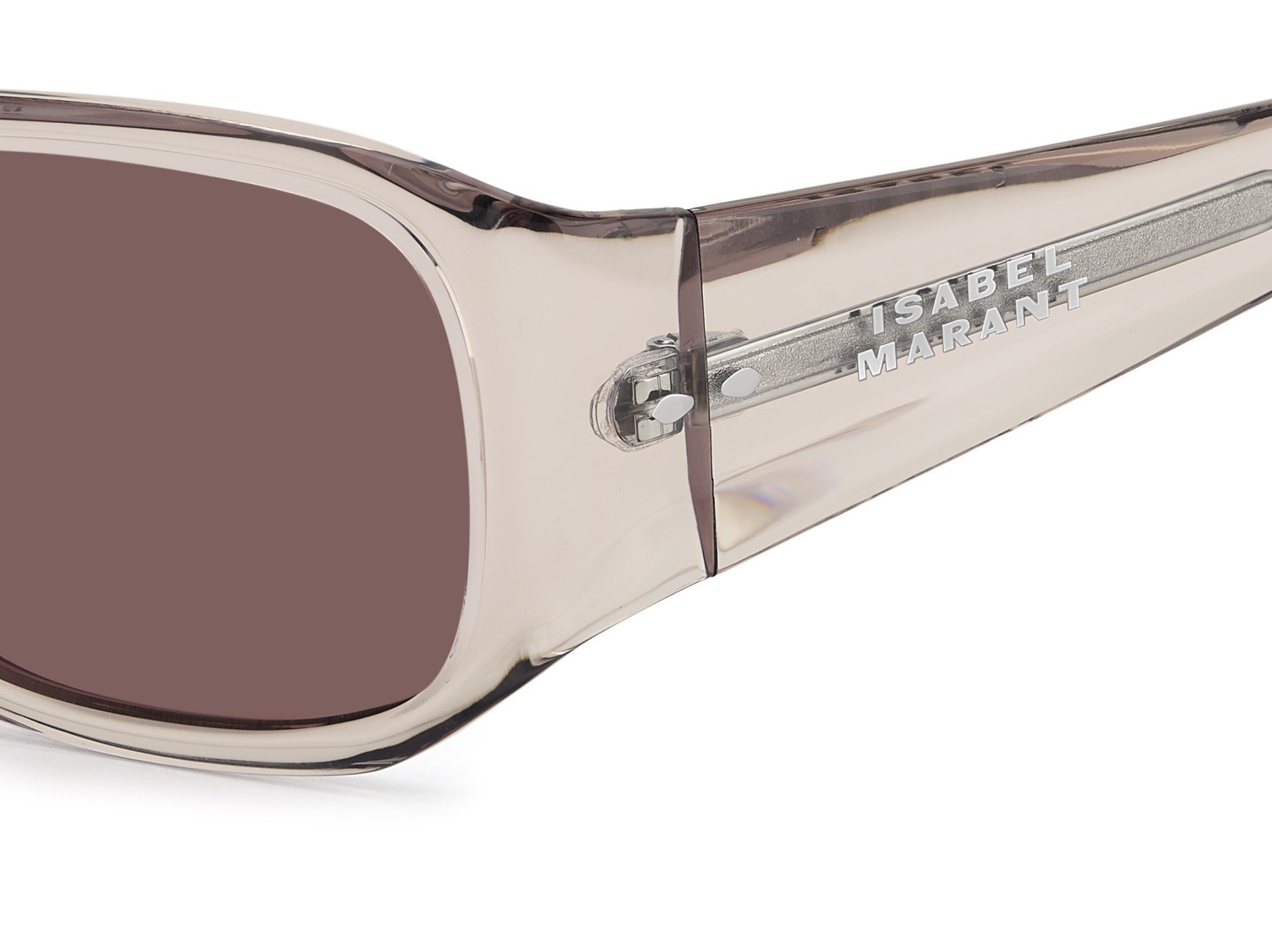 Sunglasses Isabel Marant Im 0240/S 208382 FWM 4S color nude shape rectangle lenses burgundy