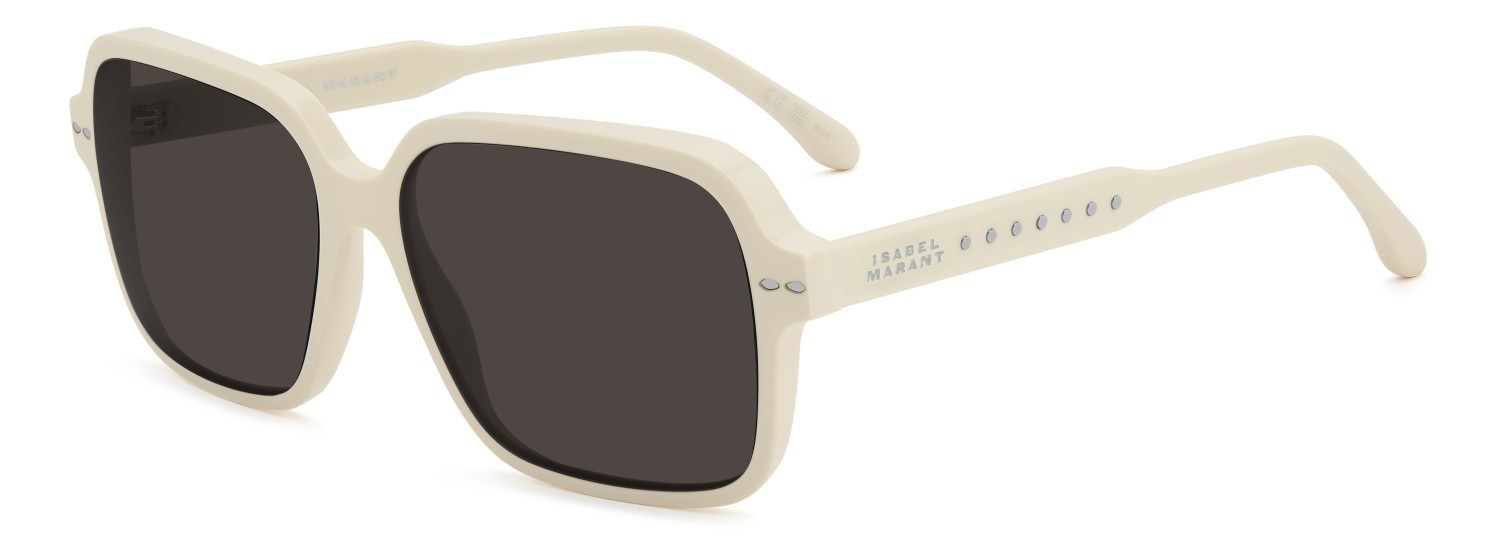 Sunglasses Isabel Marant Im 0242/S 208383 10A IR color beige shape rectangle lenses grey