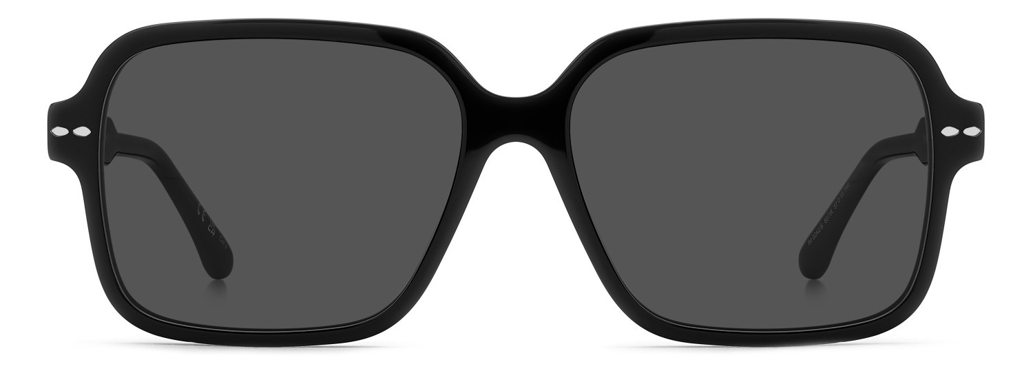 Sunglasses Isabel Marant Im 0242/S 208383 807 IR color black shape rectangle lenses grey