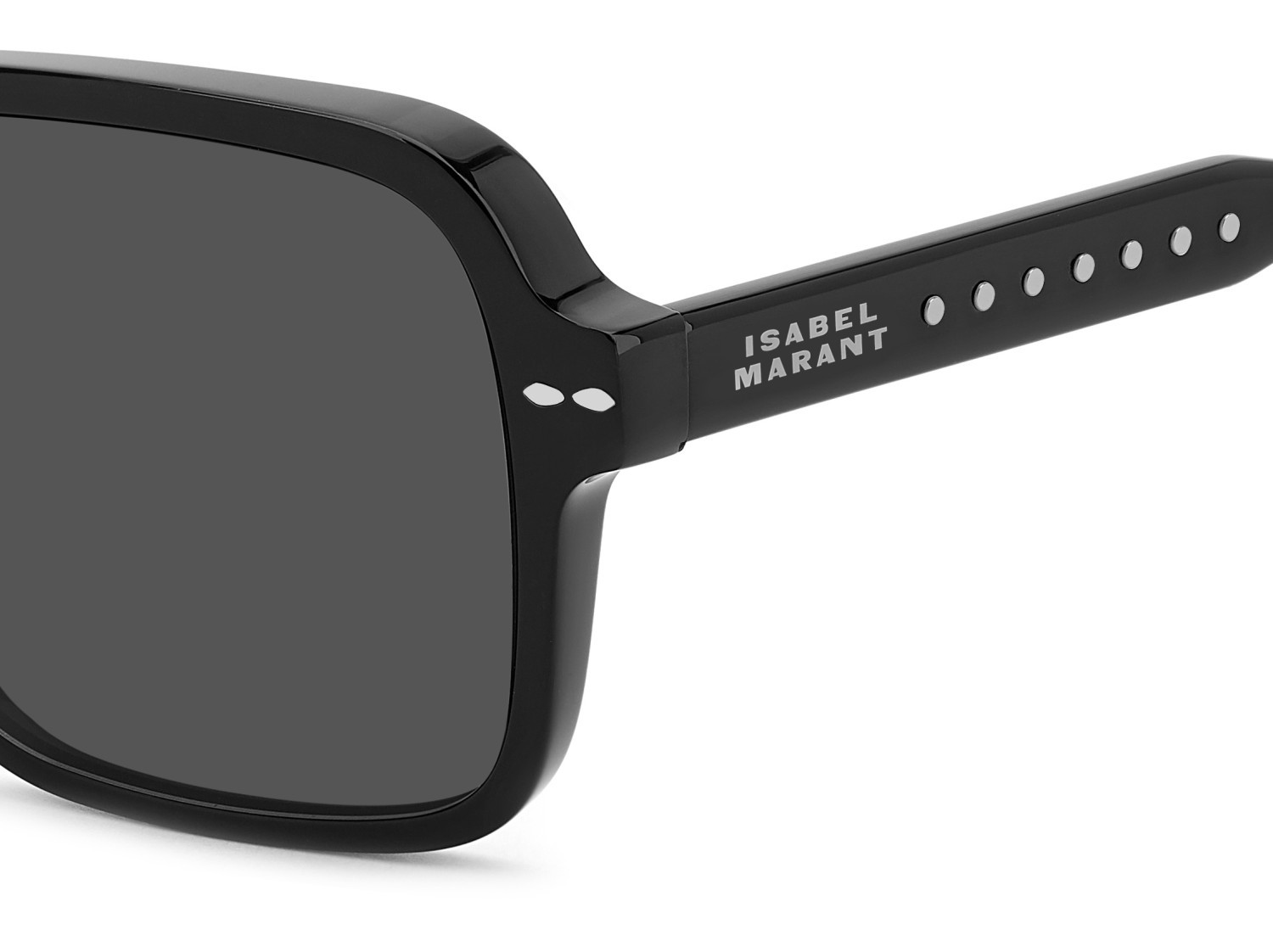 Sunglasses Isabel Marant Im 0242/S 208383 807 IR color black shape rectangle lenses grey