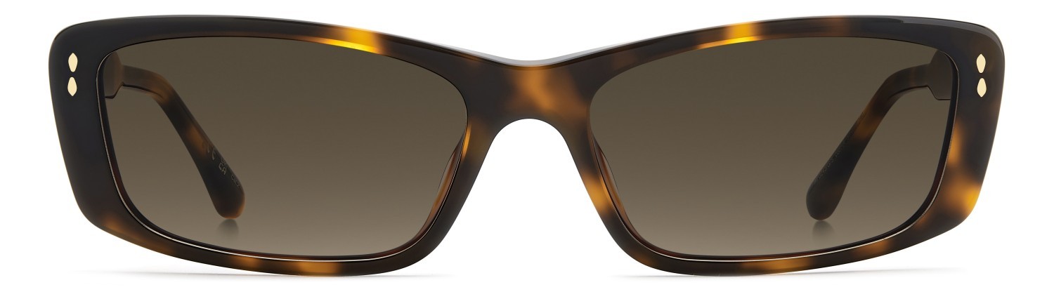 Sunglasses Isabel Marant Im 0243/G 208384 086 HA color havana shape rectangle lenses brown shaded