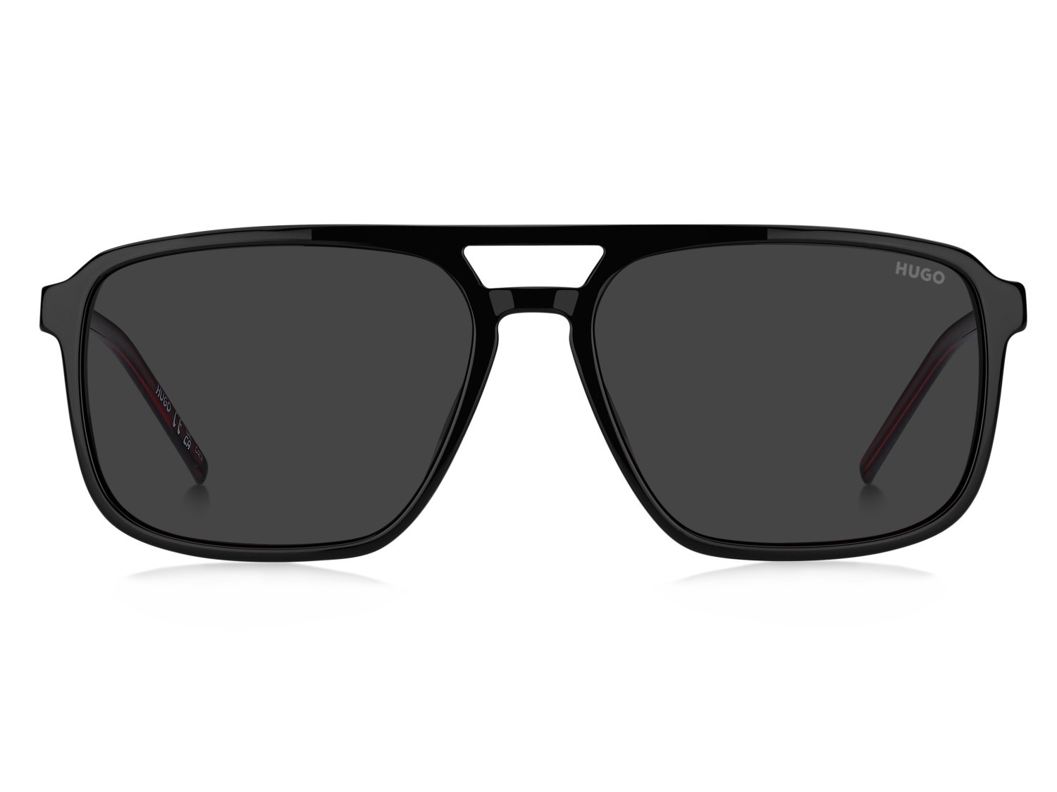 Sunglasses Hugo Hg 1383/S 208387 807 IR color black shape navigator lenses grey