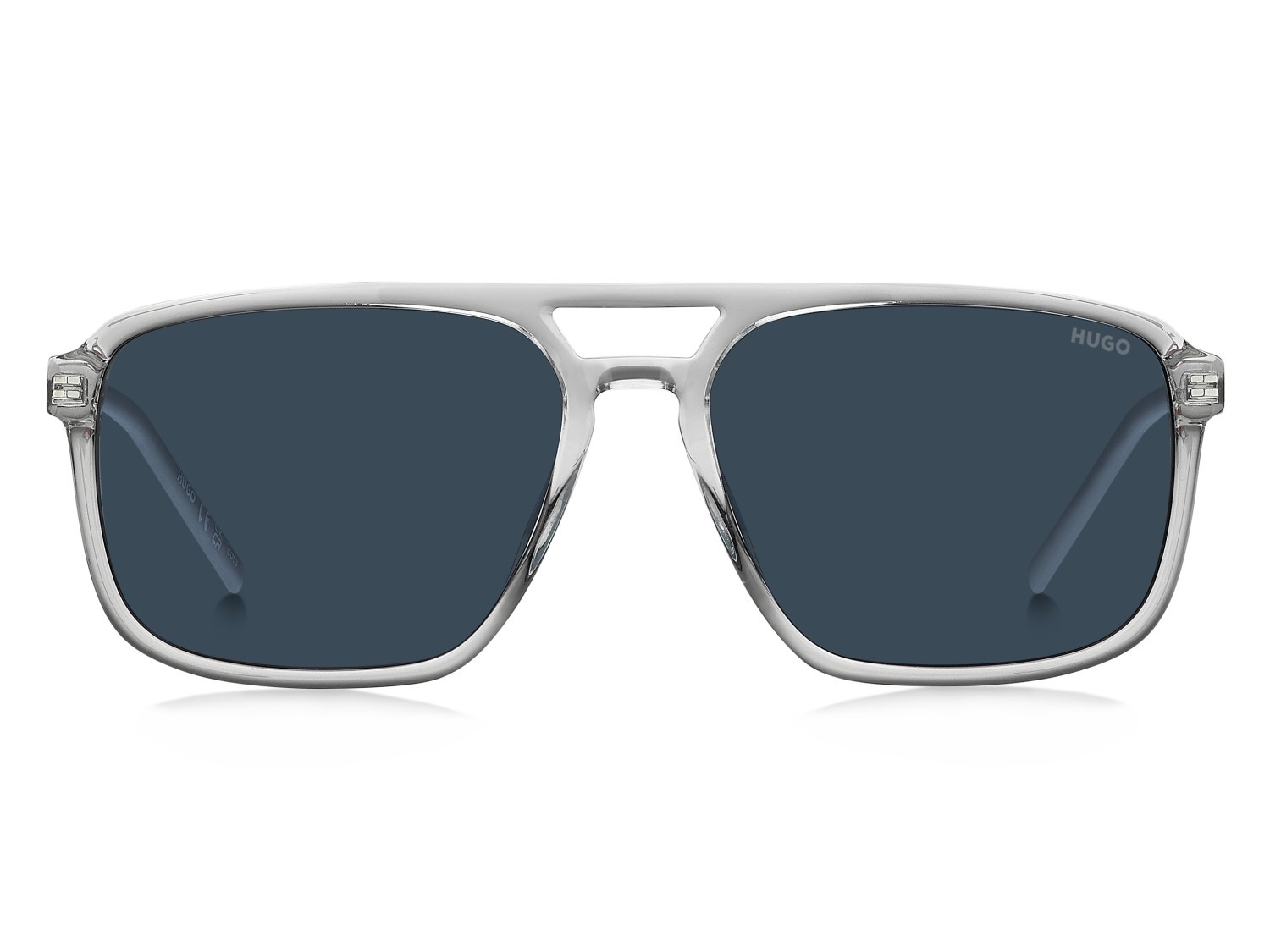 Sunglasses Hugo Hg 1383/S 208387 KB7 KU color grey shape navigator lenses blue