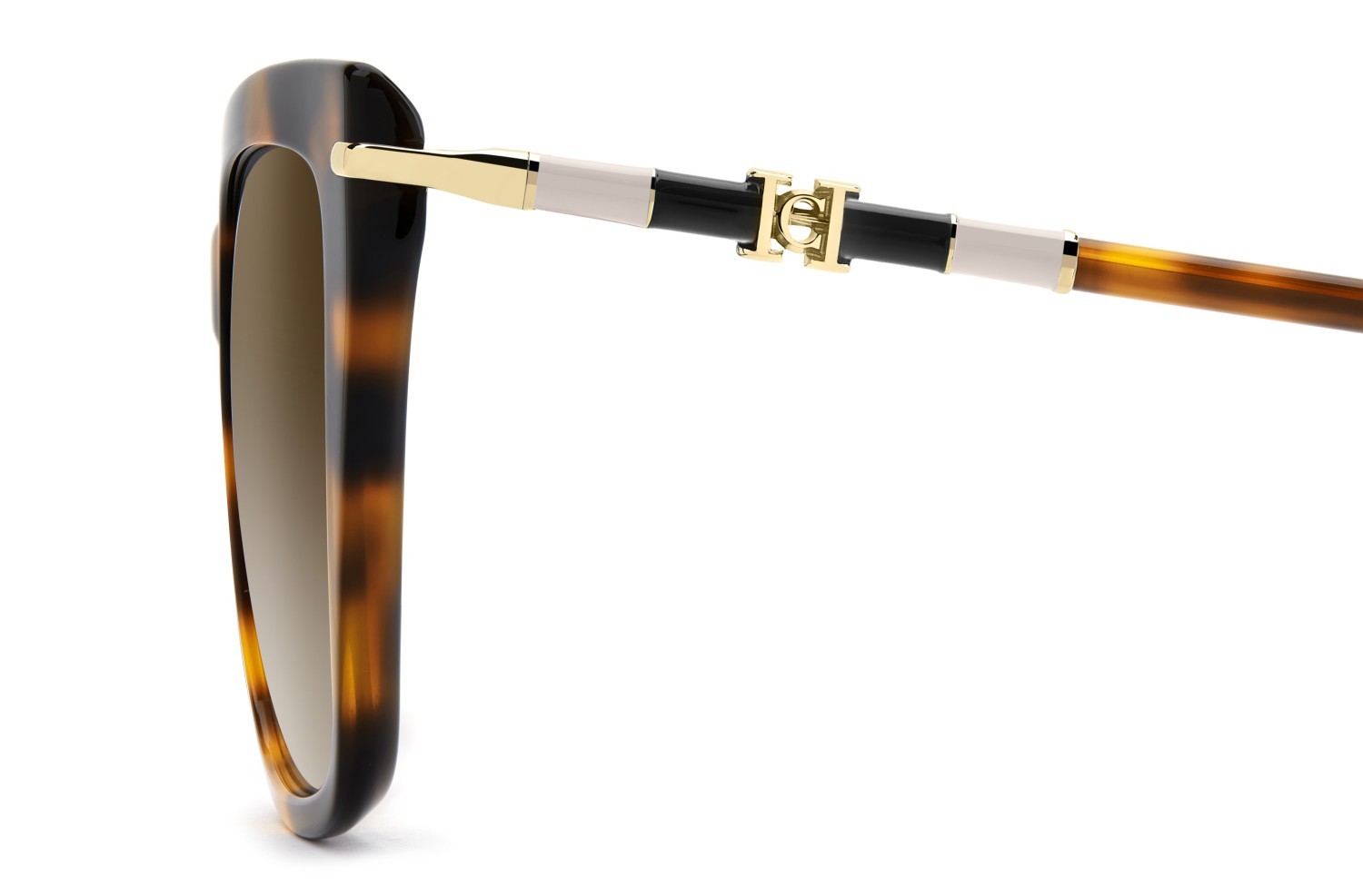 Occhiali da sole Carolina Herrera Her 0351/G 208388 086 HA colore havana forma cat eye lenti brown shaded