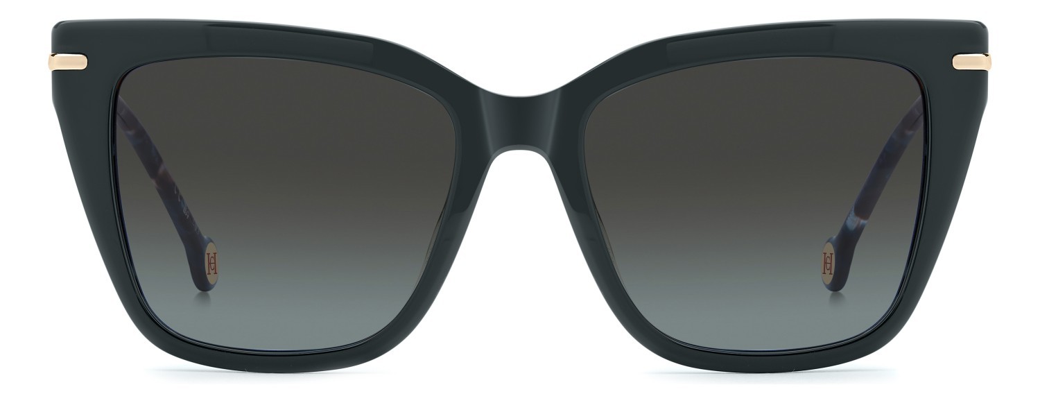 Occhiali da sole Carolina Herrera Her 0351/G 208388 G8J I7 colore teal havana black forma cat eye lenti grey petrol