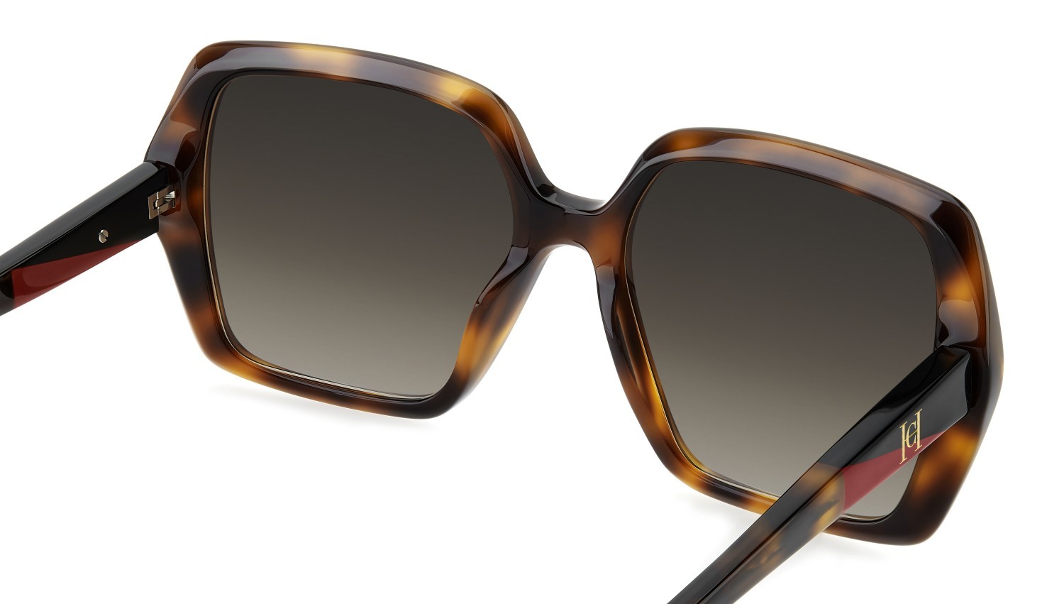 Occhiali da sole Carolina Herrera Her 0332/G 208389 086 HA colore havana forma quadrato lenti brown shaded
