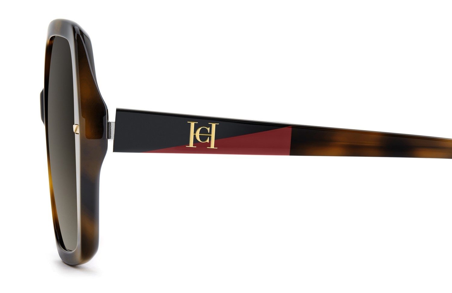 Occhiali da sole Carolina Herrera Her 0332/G 208389 086 HA colore havana forma quadrato lenti brown shaded