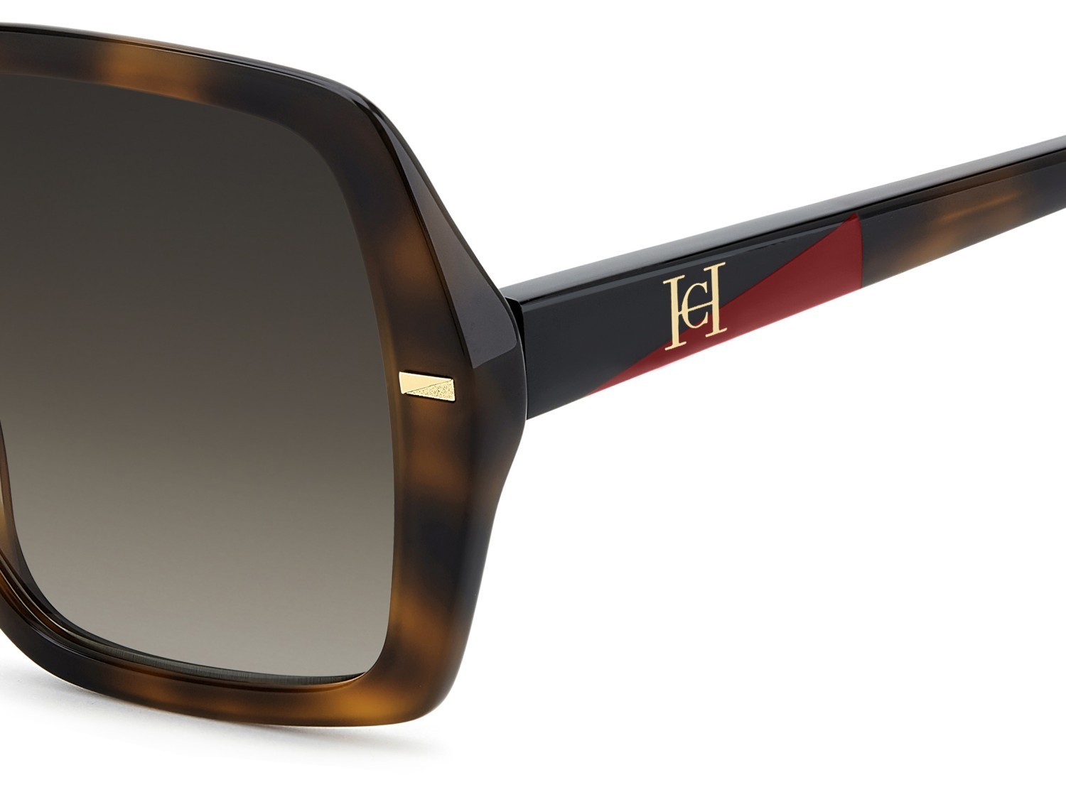 Occhiali da sole Carolina Herrera Her 0332/G 208389 086 HA colore havana forma quadrato lenti brown shaded