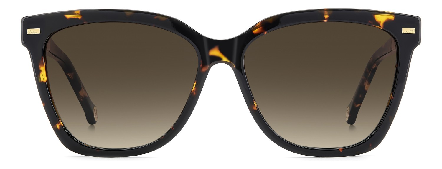 Sunglasses Carolina Herrera Her 0333/S 208390 086 HA color havana shape butterfly lenses brown shaded