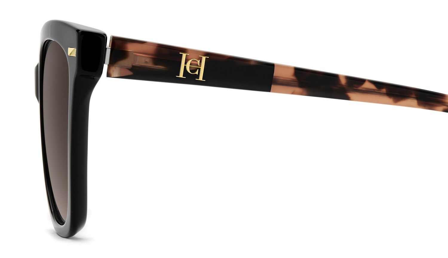 Occhiali da sole Carolina Herrera Her 0333/S 208390 E12 HA colore salmon havana forma farfalla lenti brown shaded