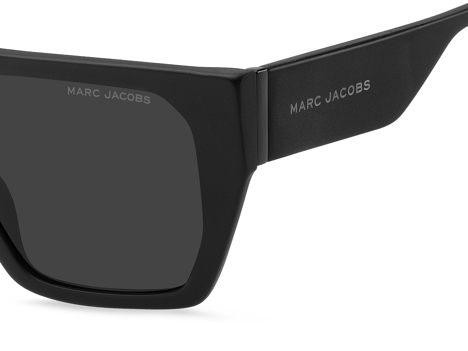 Occhiali da sole Marc Jacobs 877/S 208392 003 IR colore matte black forma rettangolare lenti grey