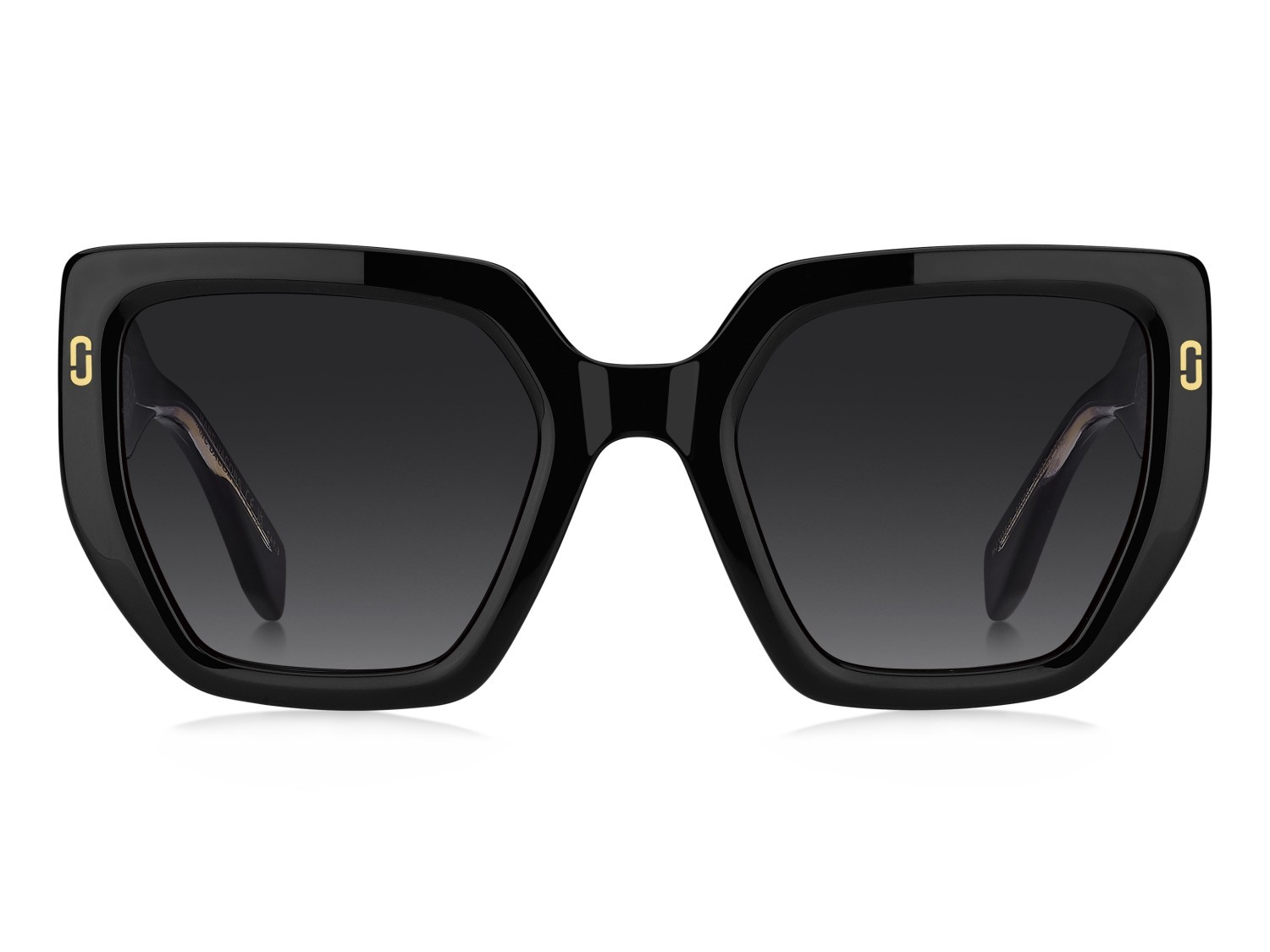 Sunglasses Marc Jacobs Mj 1126/S 208393 807 9O color black shape square lenses dark grey shaded