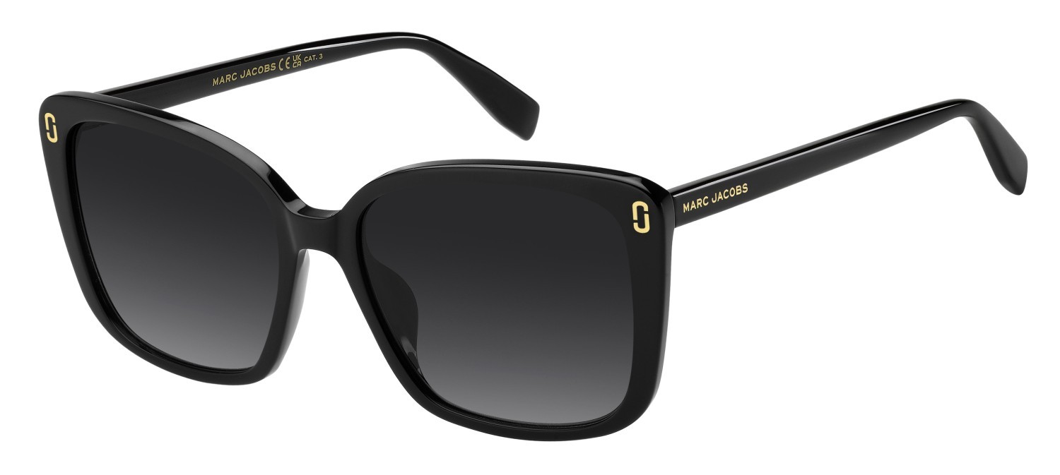 Sunglasses Marc Jacobs Mj 1127/G 208394 807 9O color black shape butterfly lenses dark grey shaded