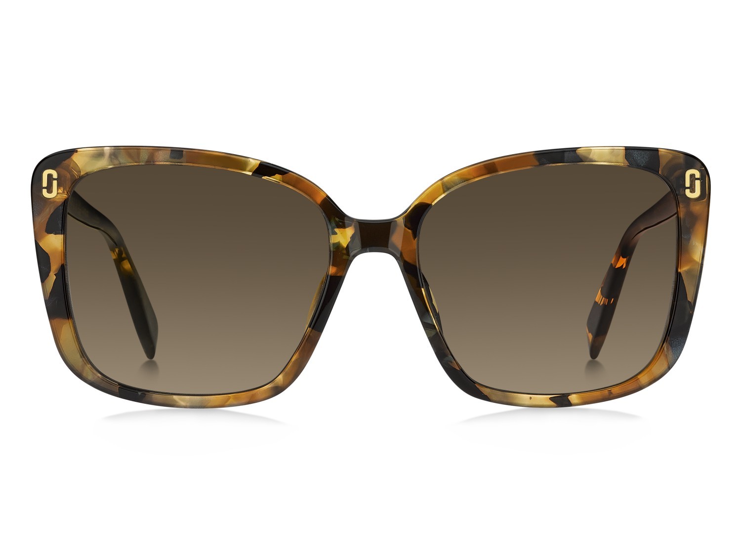 Occhiali da sole Marc Jacobs Mj 1127/G 208394 D1U HA colore brown green havana forma farfalla lenti brown shaded