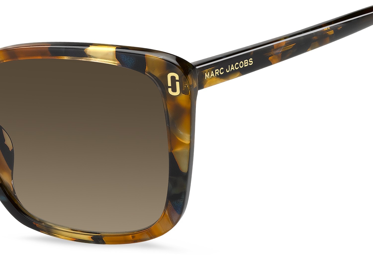 Occhiali da sole Marc Jacobs Mj 1127/G 208394 D1U HA colore brown green havana forma farfalla lenti brown shaded