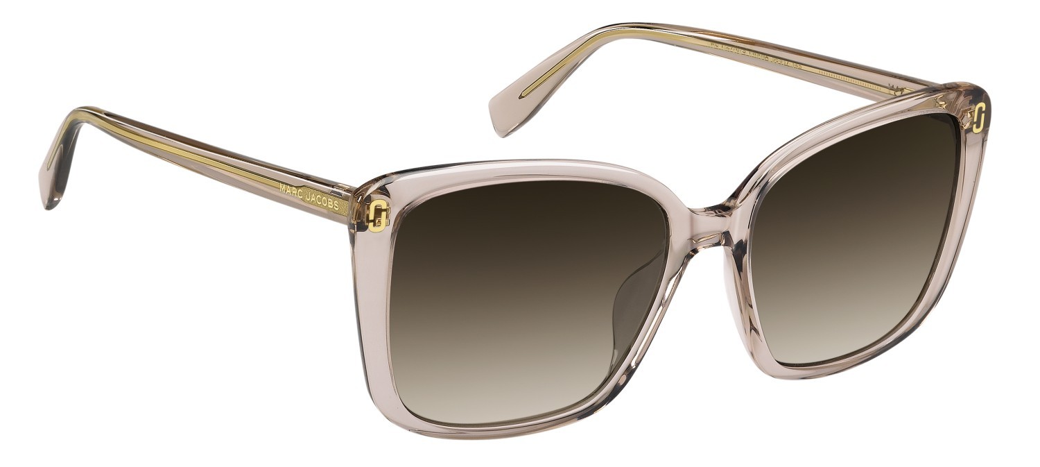 Occhiali da sole Marc Jacobs Mj 1127/G 208394 FWM HA colore nude forma farfalla lenti brown shaded