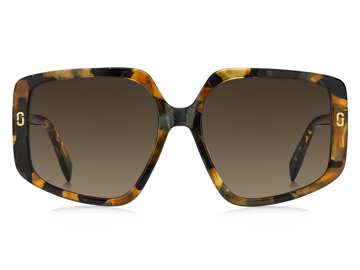 Occhiali da sole Marc Jacobs Mj 1128/S 208395 D1U HA colore brown green havana forma quadrato lenti brown shaded