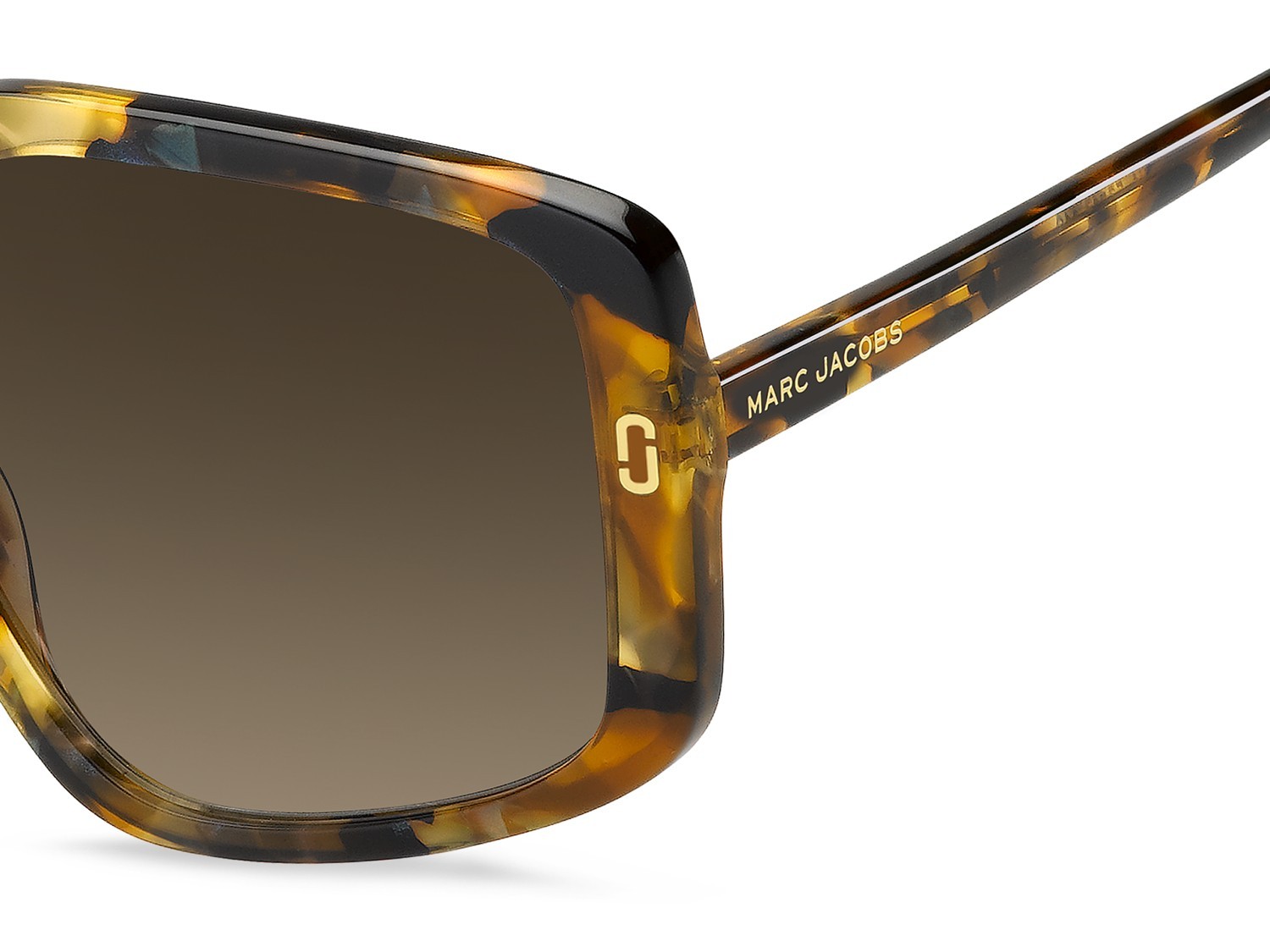 Occhiali da sole Marc Jacobs Mj 1128/S 208395 D1U HA colore brown green havana forma quadrato lenti brown shaded