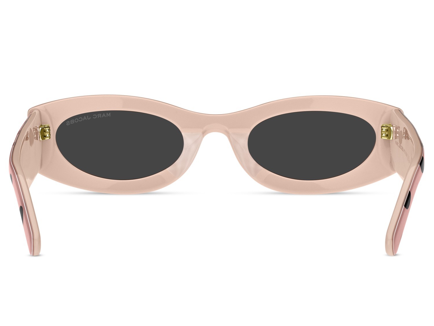 Occhiali da sole Marc Jacobs 858/G 208397 130 IR colore pink black forma ovale lenti grey