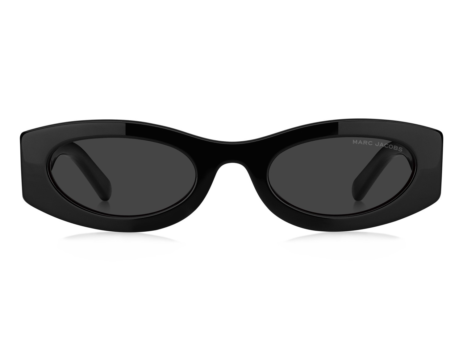 Occhiali da sole Marc Jacobs 858/G 208397 807 IR colore black forma ovale lenti grey