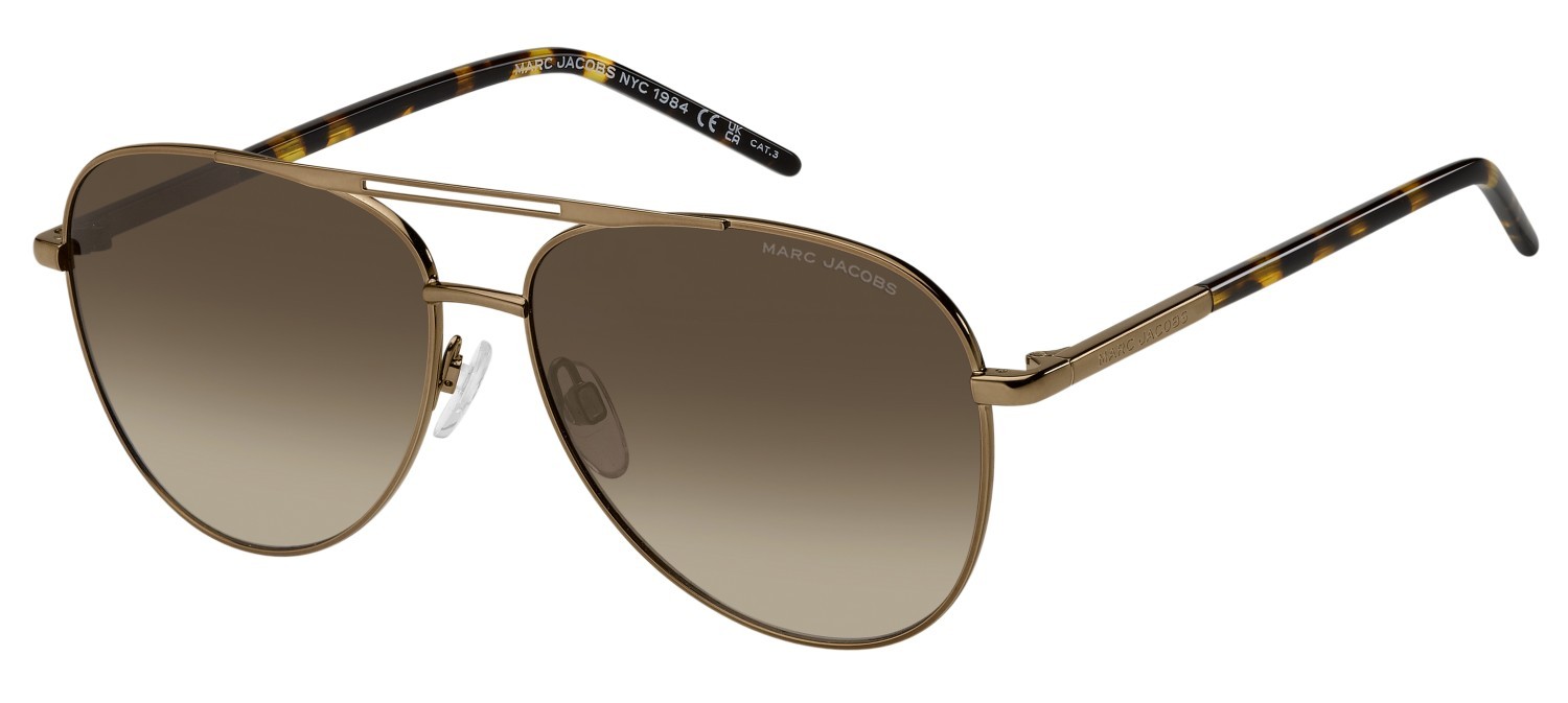 Occhiali da sole Marc Jacobs 865/S 208398 09Q HA colore brown forma aviator lenti brown shaded