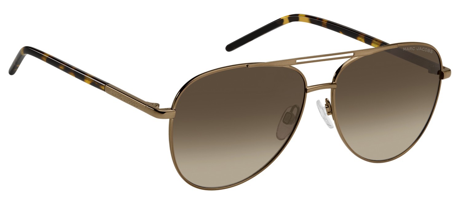 Occhiali da sole Marc Jacobs 865/S 208398 09Q HA colore brown forma aviator lenti brown shaded