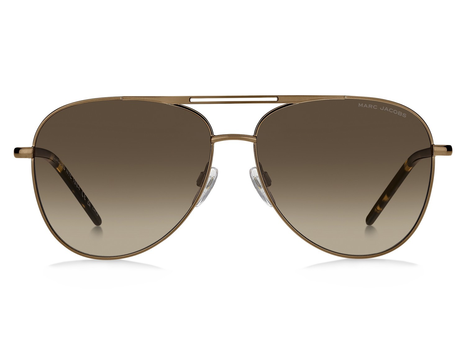 Occhiali da sole Marc Jacobs 865/S 208398 09Q HA colore brown forma aviator lenti brown shaded