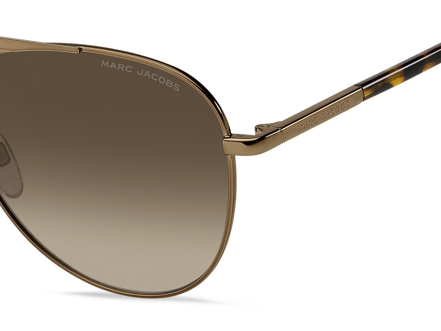 Occhiali da sole Marc Jacobs 865/S 208398 09Q HA colore brown forma aviator lenti brown shaded