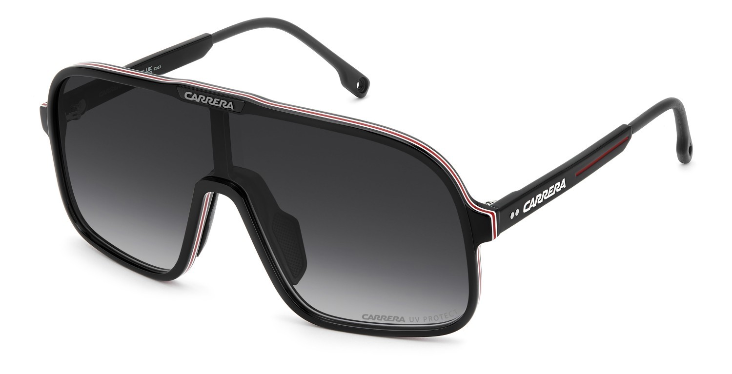 Sonnenbrillen Carrera C Sport 11/S 208405 OIT 9O farbe black red form maske gläser dark grey shaded
