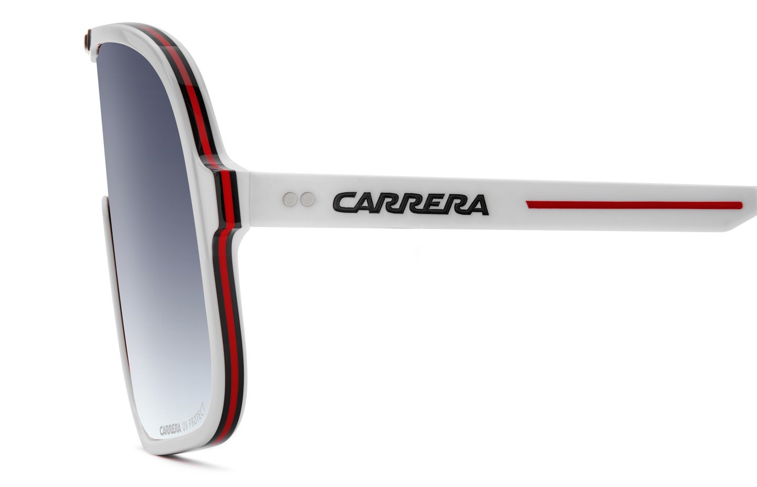 Occhiali da sole Carrera C Sport 11/S 208405 VK6 08 colore white forma mask lenti dk blue shaded