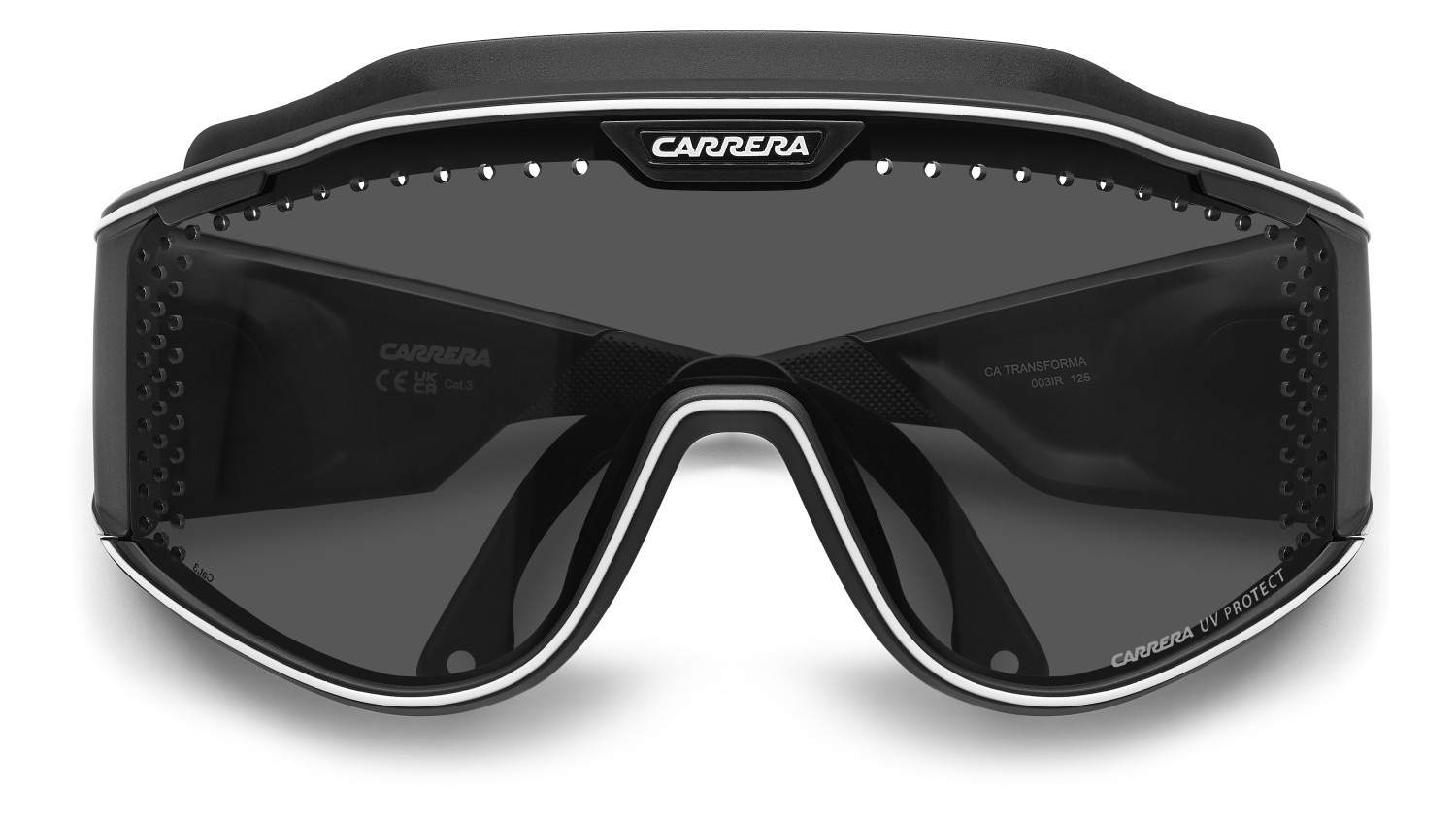 Sonnenbrillen Carrera Ca Transforma 208406 003 IR farbe matte black form maske gläser grey