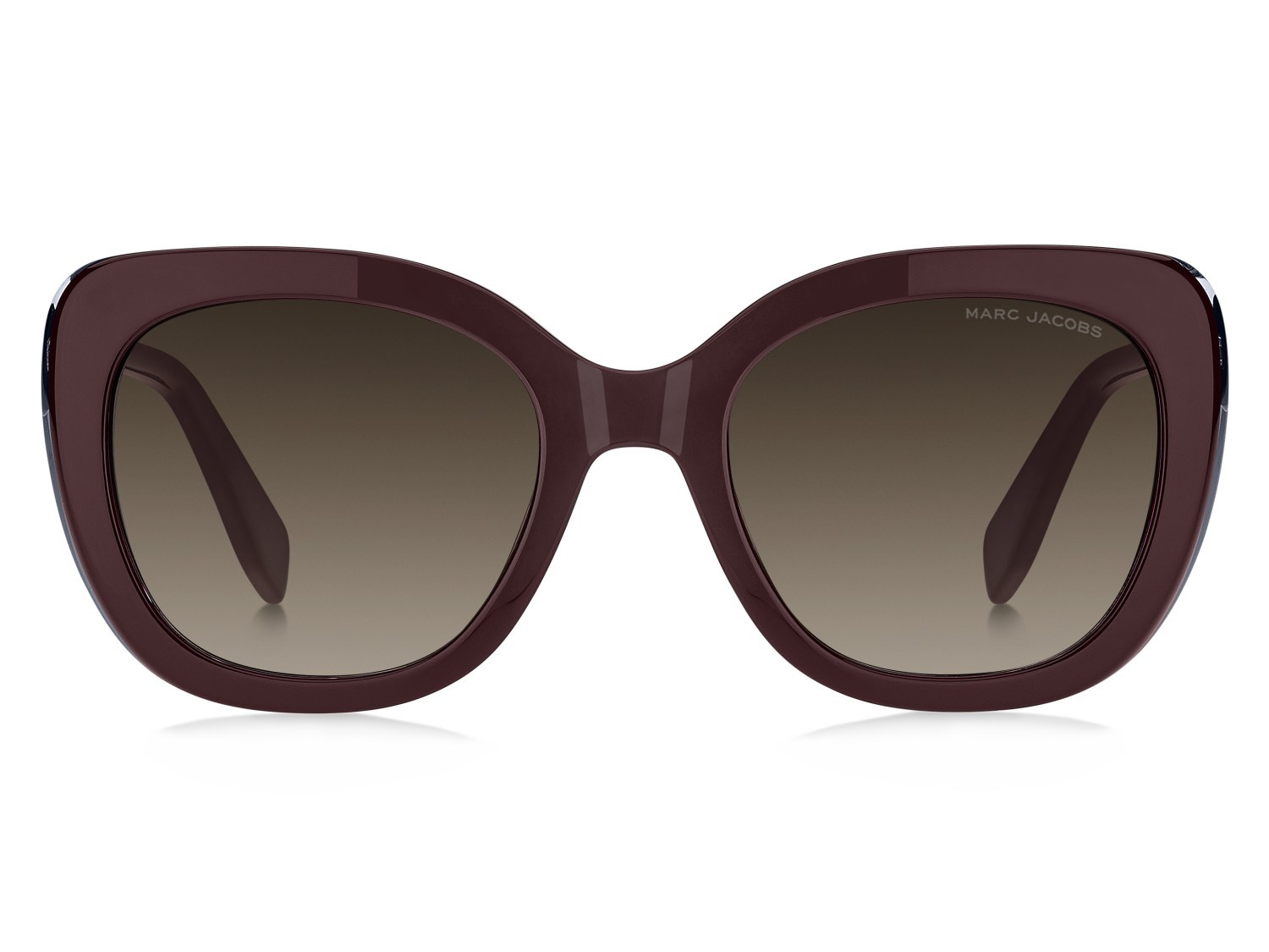 Sunglasses Marc Jacobs 852/S 208415 LHF HA color burgundy 2 shape cat eye lenses brown shaded