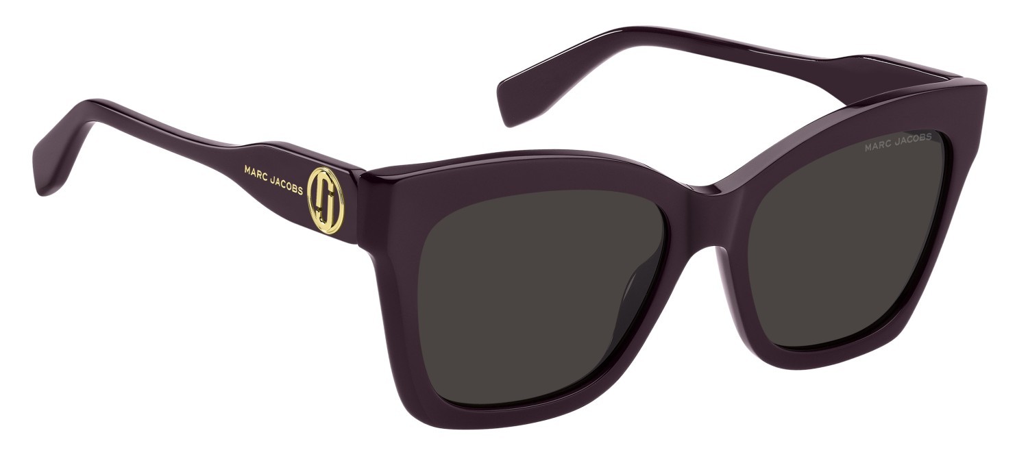 Sunglasses Marc Jacobs 853/S 208416 B3V IR color violet shape cat eye lenses grey