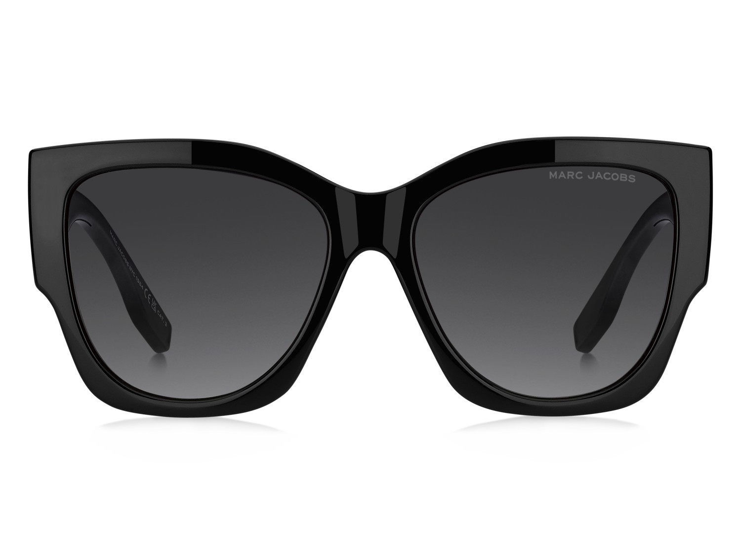 Sunglasses Marc Jacobs 859/S 208417 807 9O color black shape cat eye lenses dark grey shaded