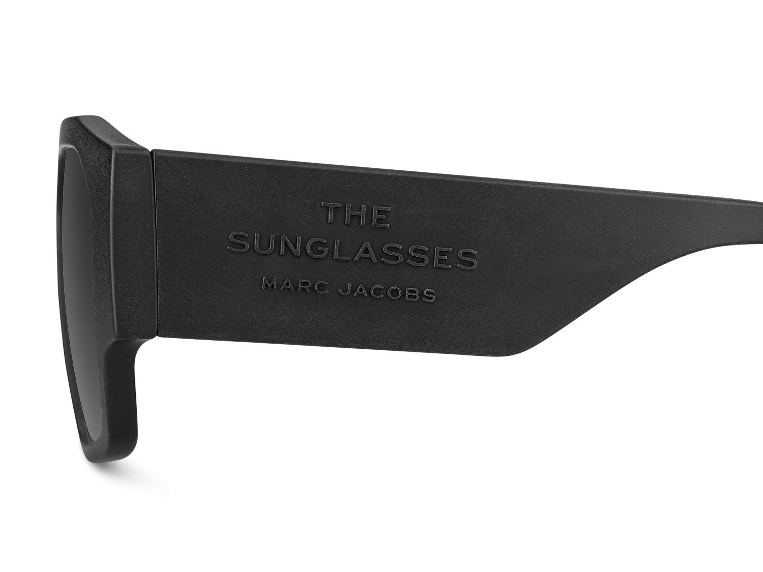 Occhiali da sole Marc Jacobs 860/S 208418 003 9O colore matte black forma navigator lenti dark grey shaded