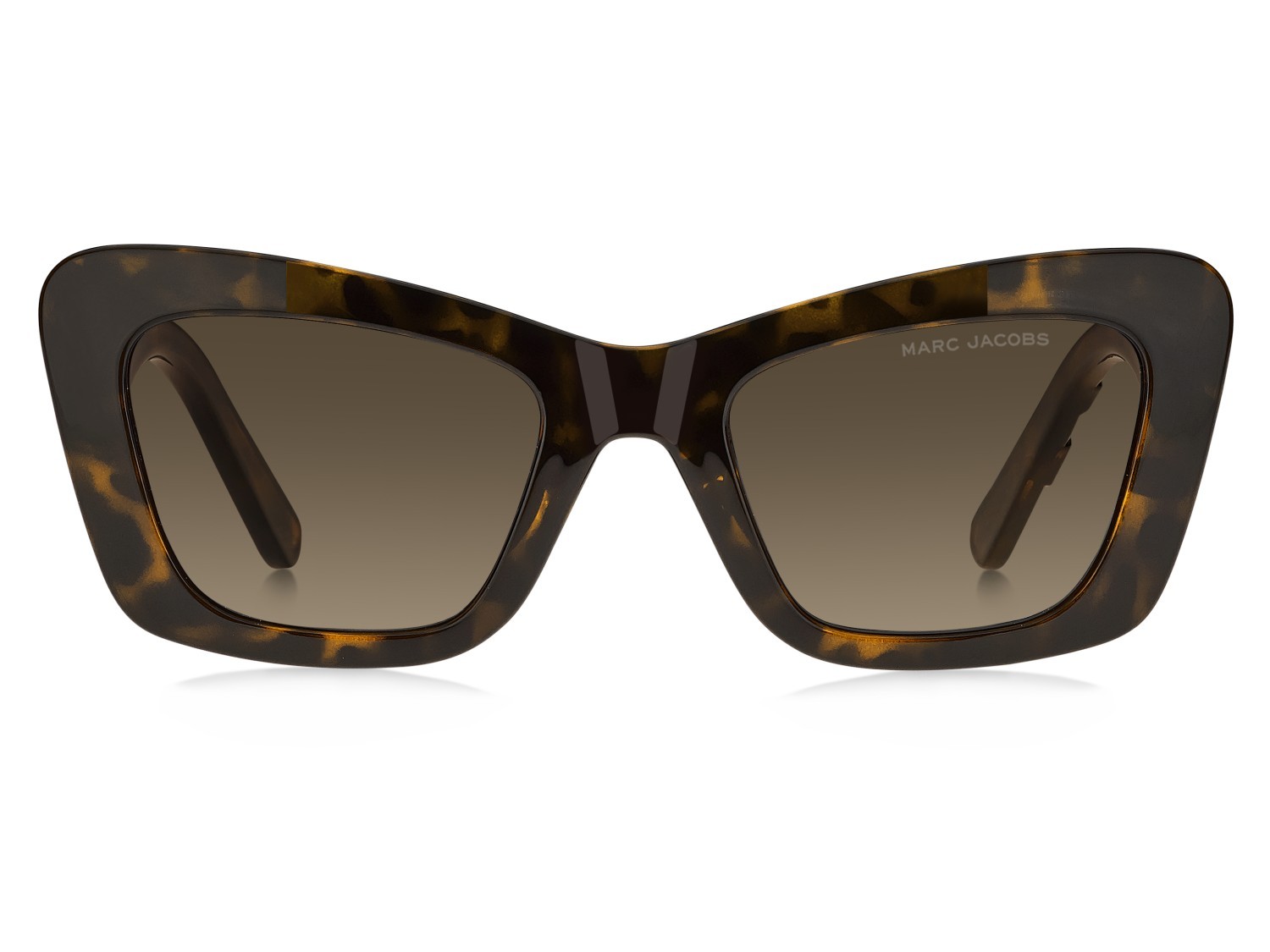 Occhiali da sole Marc Jacobs 864/S 208420 086 HA colore havana forma cat eye lenti brown shaded