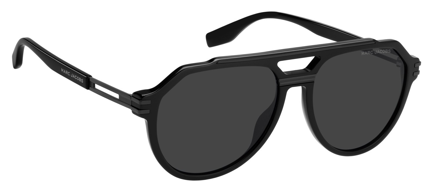 Sunglasses Marc Jacobs 876/S 208422 807 IR color black shape aviator lenses grey