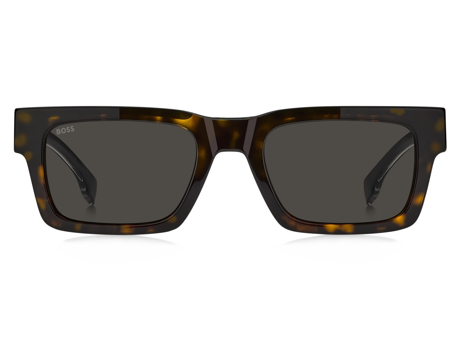 Occhiali da sole Hugo Boss 1855/S 208424 086 IR colore havana forma rettangolare lenti grey