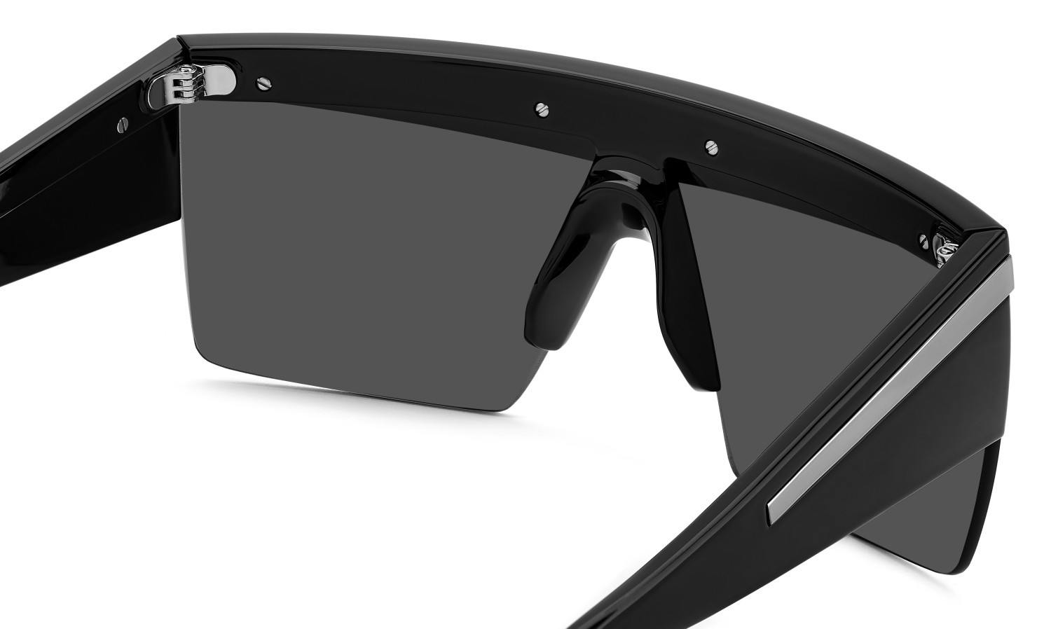 Occhiali da sole Dsquared2 D2 0188/S 208427 807 IR colore black forma mask lenti grey