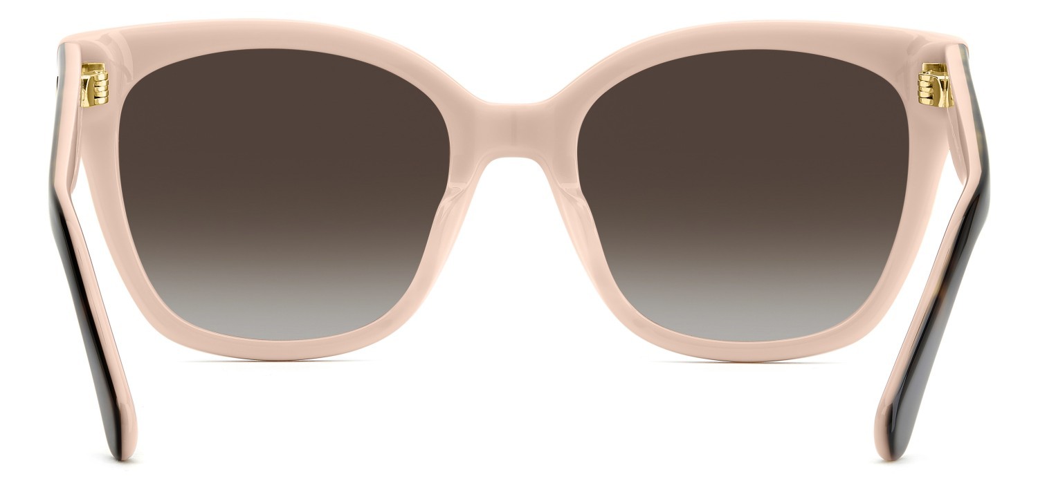 Sunglasses Kate Spade Ks Daesha 2/G 208436 0T4 LA color havana pink shape square lenses brown shaded polarized