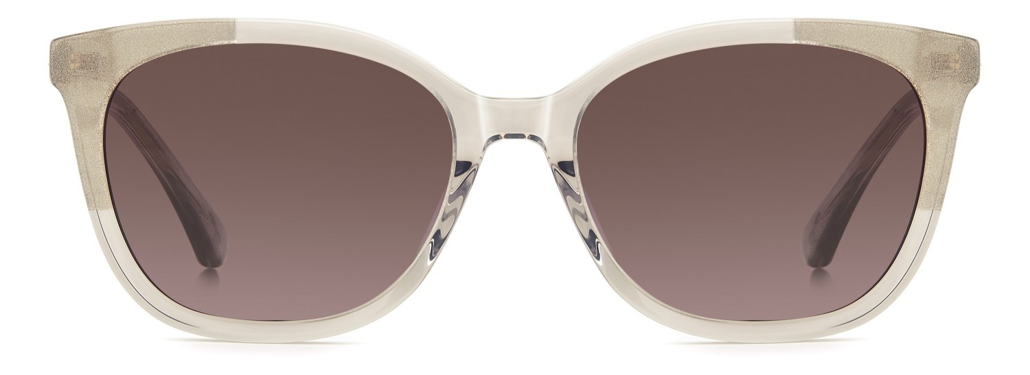 Occhiali da sole Kate Spade Ks Seline 2/S 208439 KB7 3X colore grey forma rettangolare lenti pink doubleshade